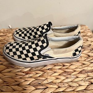 Checkered Vans